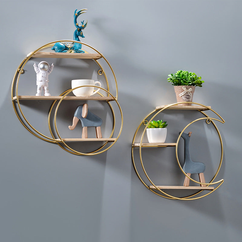 Restaurant Wall Decor Living Room Wall Storage Wall-mounted Shelving