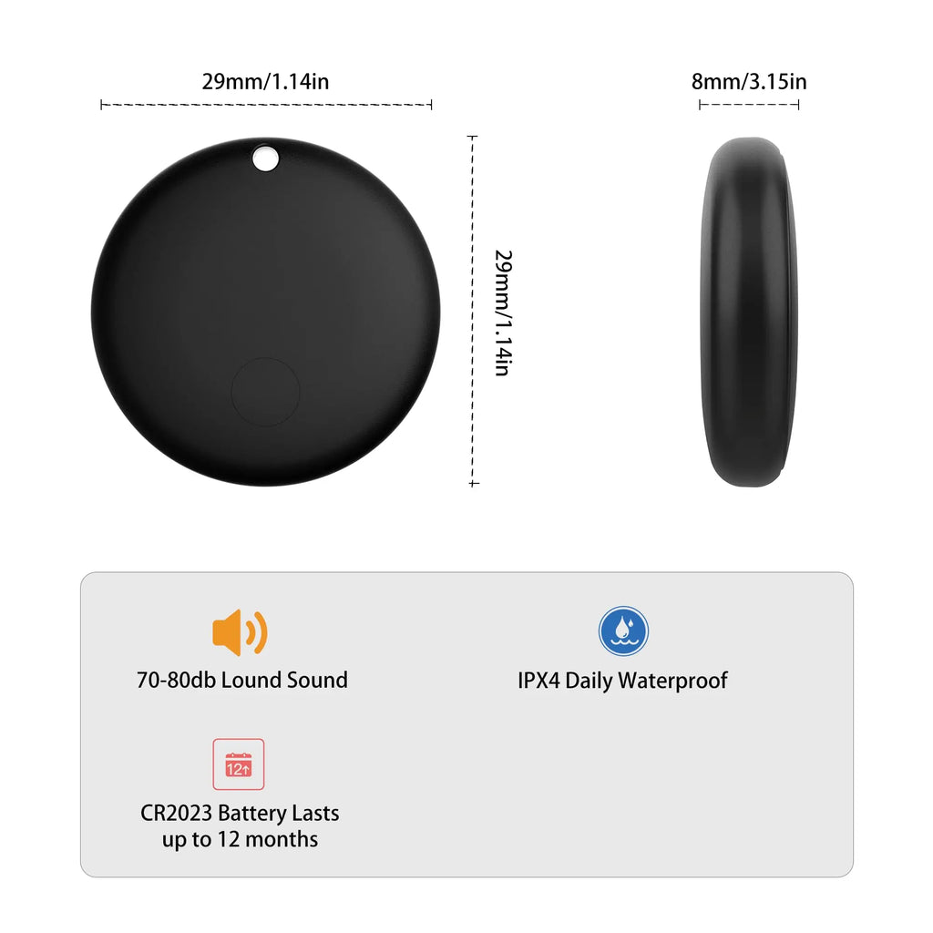 1/2/3/4/5PCS Air Tags GPS Tracker Tag Work with Apple Find My (iOS Only) Smart Tag Item Finders for Key Luggage Backpack