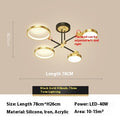Led Lighting Chandelier Living Room Bedroom Lamps