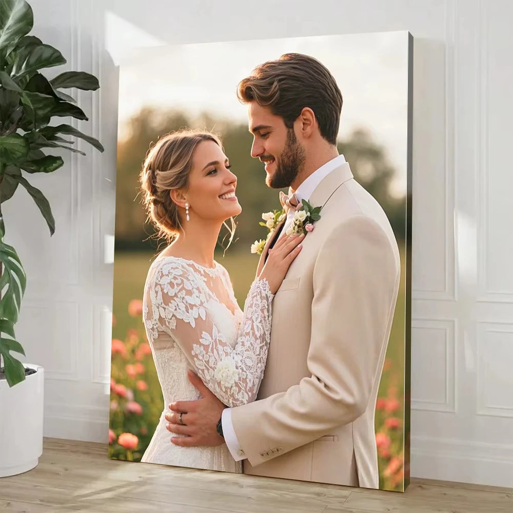 Personalized Custom Canvas Prints Photo Custom Poster for Family Life Pets anime Birthdays Weddings Scenery Home Decor Gifts
